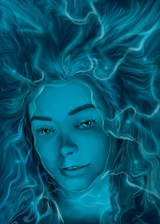 mirada azul