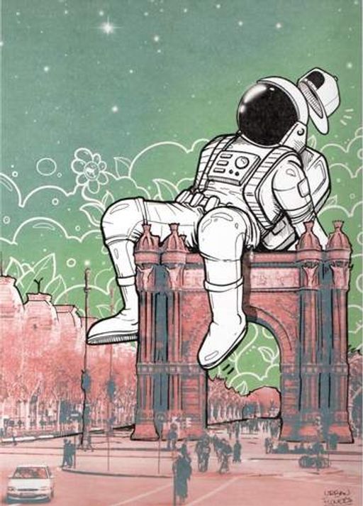 Urban Flowers - Astro in Arco del triunfo
